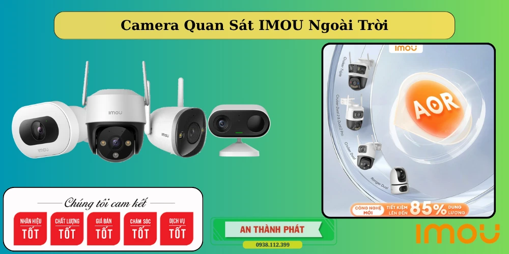 Camera quan sát imou ngoài trời là giải pháp camera quan sát an ninh hiệu quả và dễ dàng cài và lắp đặt cho người sử dụng lần đầu