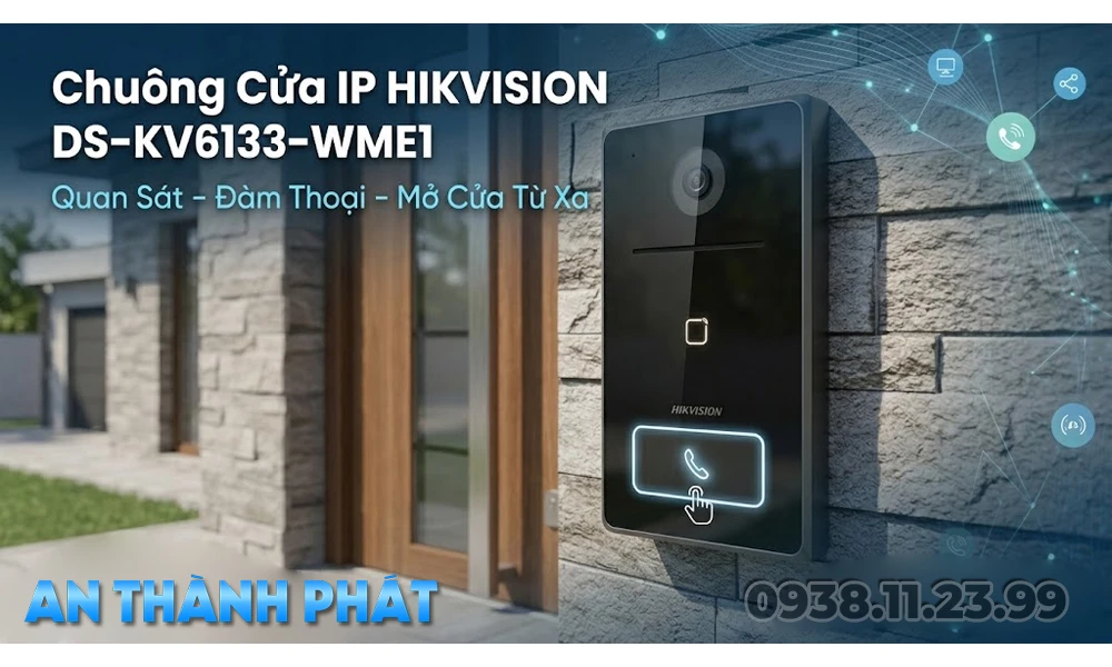 Chuông Cửa HIKVISION DS-KV6133-WME1 sản phẩm công nghệ mới hiện đại