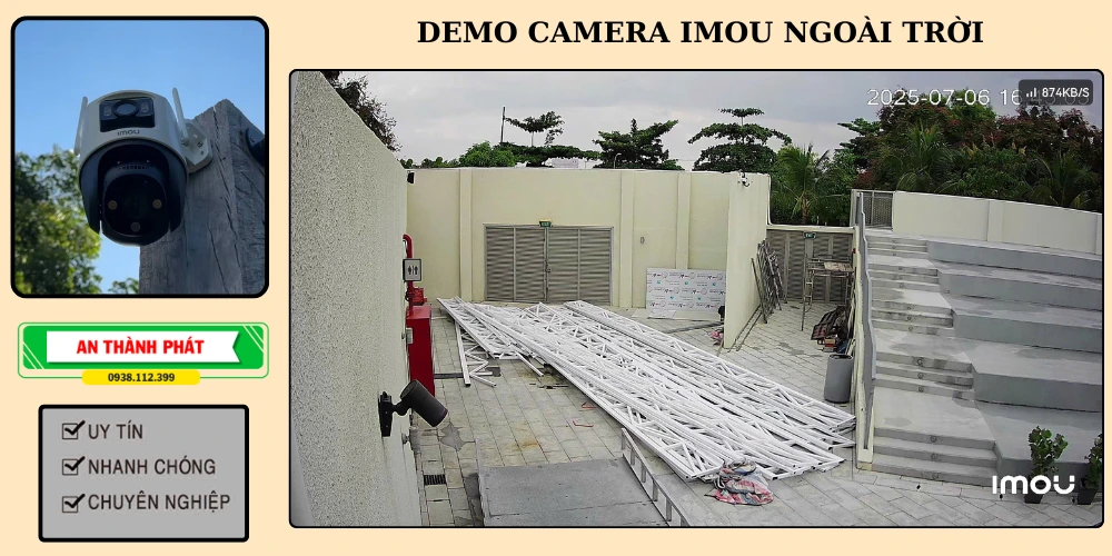 demo camera quan sát imou ngoài trời chất lượng cao