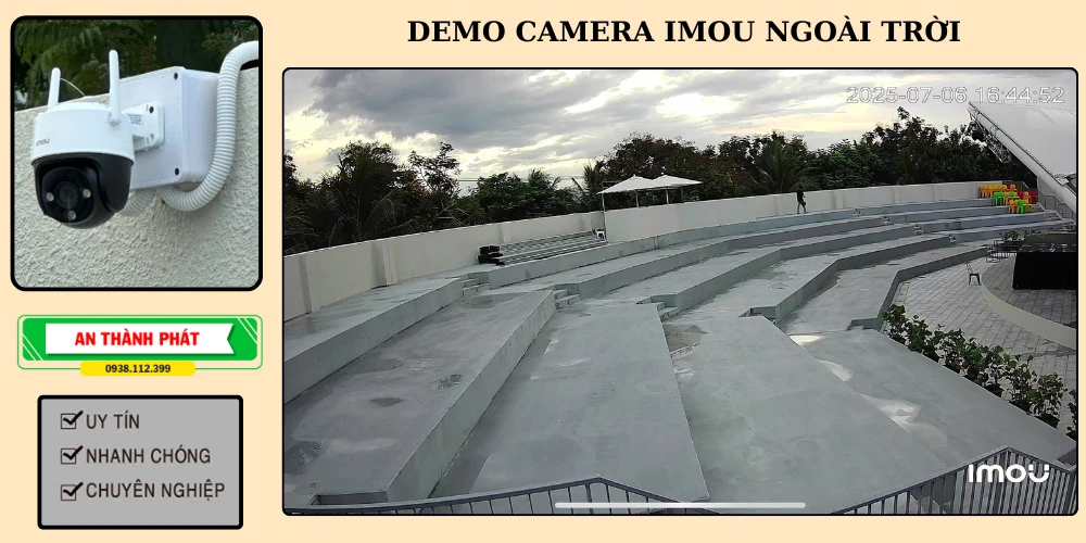 demo thực tế những dòng camera quan sát ngoài trời chất lượng mang lại hình ảnh đẹp