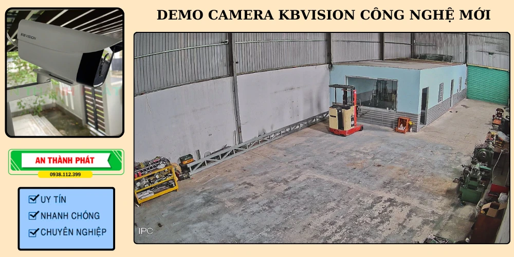 demo camera quan sát kbvision hình ảnh sắc nét đẹp sản phẩm sử dụng công nghệ chip hình ảnh cao cấp rõ nét 