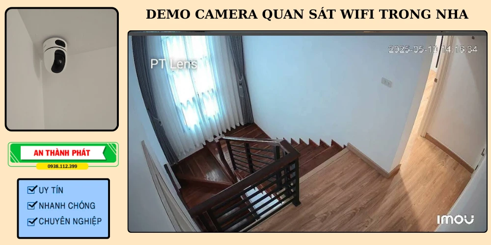 demo camera wifi trong nhà 