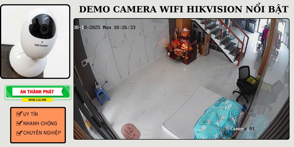 DEMO CAMERA WIFI HIKVISION 