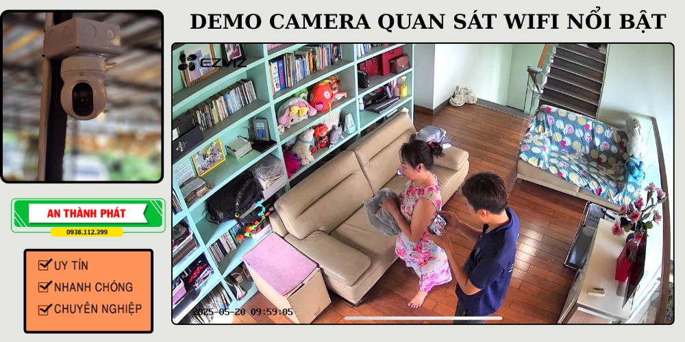 demo thực tế camera quan sát 