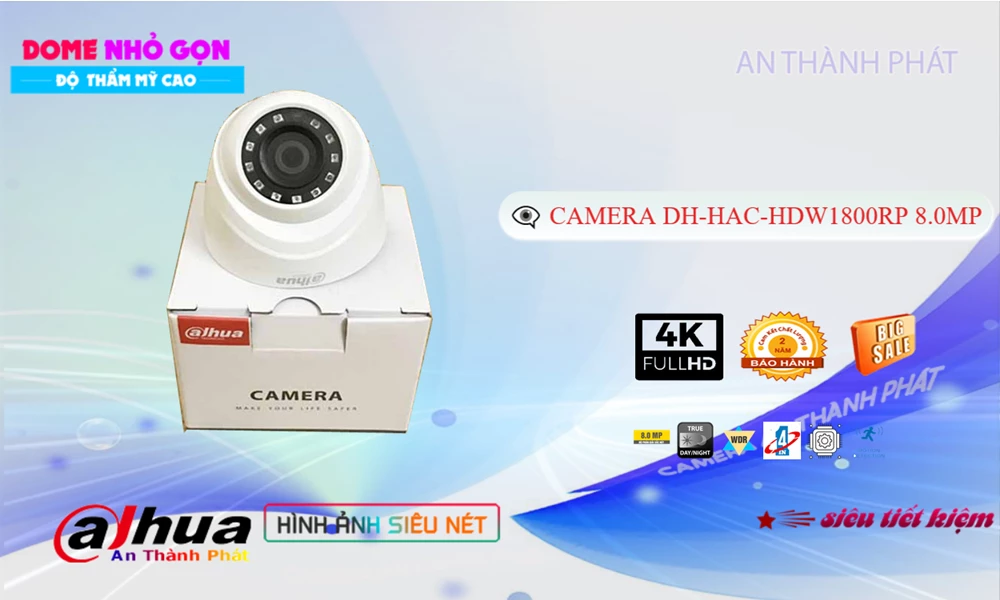 DH-HAC-HDW1800RP Camera Sắt Nét Dahua DH-HAC-HDW1800RP Camera Sắt Nét Dahua