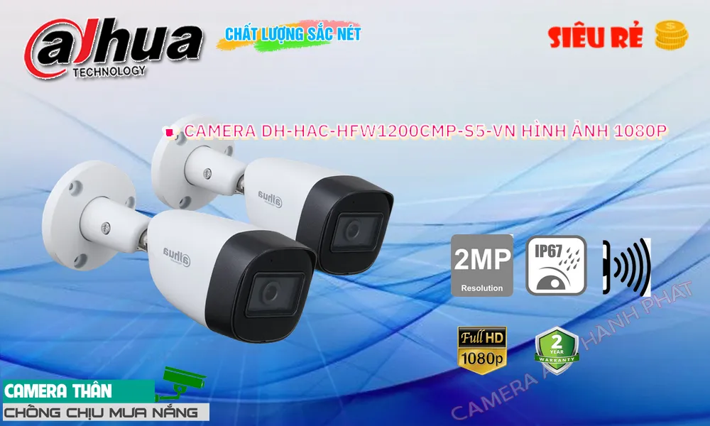 DH-HAC-HFW1200CMP-S5-VN Camera Ngoài Trời Giá Rẻ