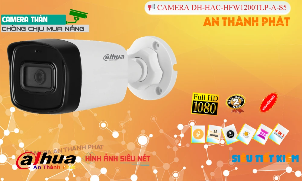 ✓ DH-HAC-HFW1200TLP-A-S5 Camera Dahua