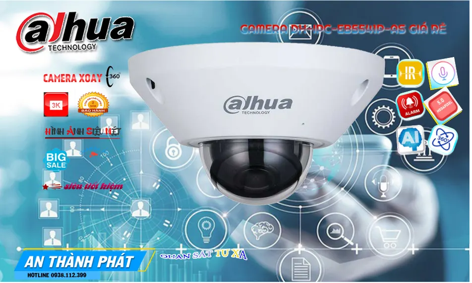 DH-IPC-EB5541P-AS Dahua Hình Ảnh Đẹp DH-IPC-EB5541P-AS Dahua Hình Ảnh Đẹp