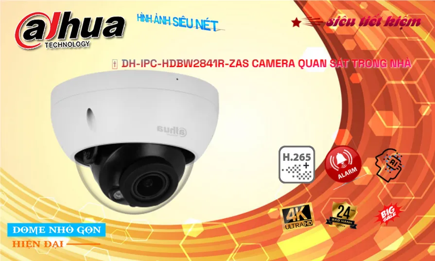 Camera IP Trong Nhà 4K DH-IPC-HDBW2841R-ZAS