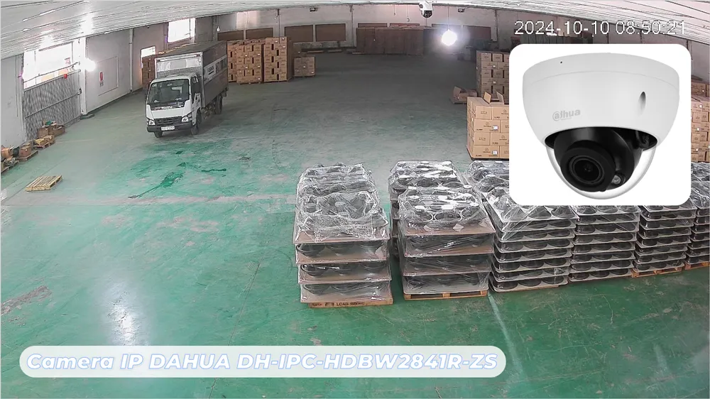 Camera IP DAHUA DH-IPC-HDBW2841R-ZS hình demo thực tế