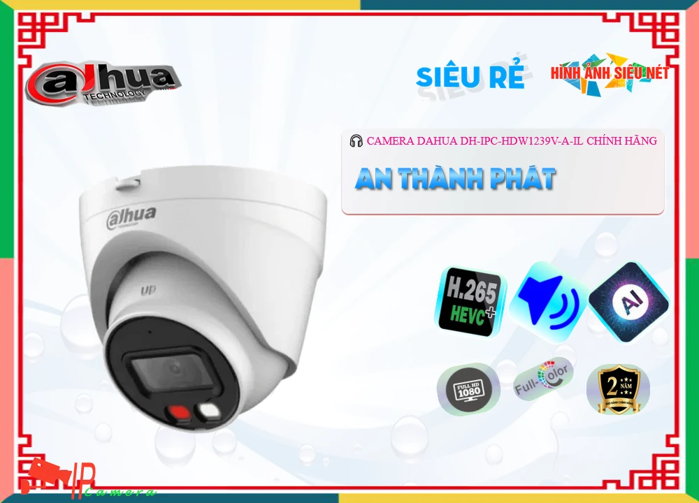 Dahua DH-IPC-HDW1239V-A-IL Hình Ảnh Đẹp Dahua DH-IPC-HDW1239V-A-IL Hình Ảnh Đẹp
