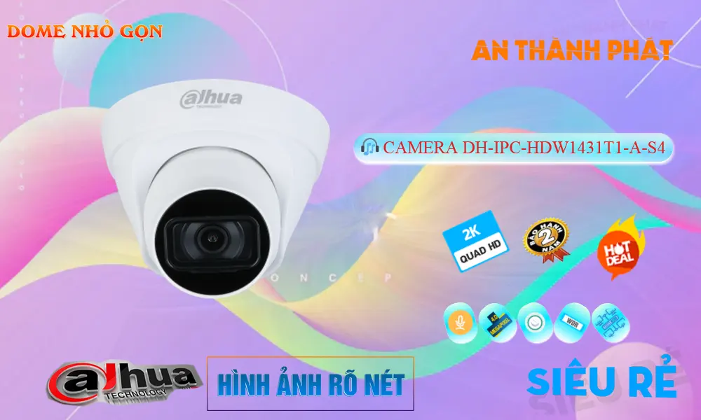 Dahua DH-IPC-HDW1431T1P-A-S4 Giá rẻ