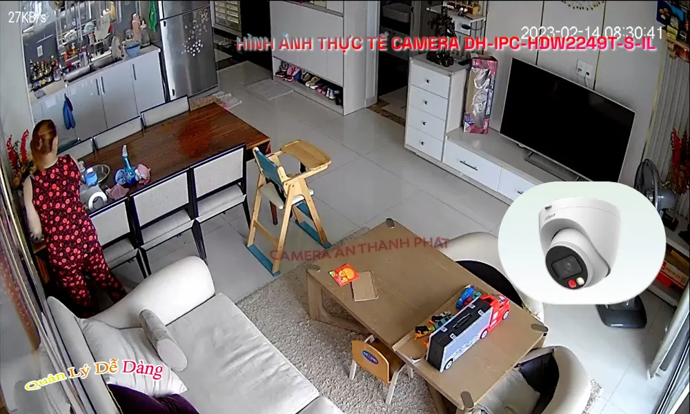 DH-IPC-HDW2249T-S-IL Camera An Ninh Thiết kế Đẹp