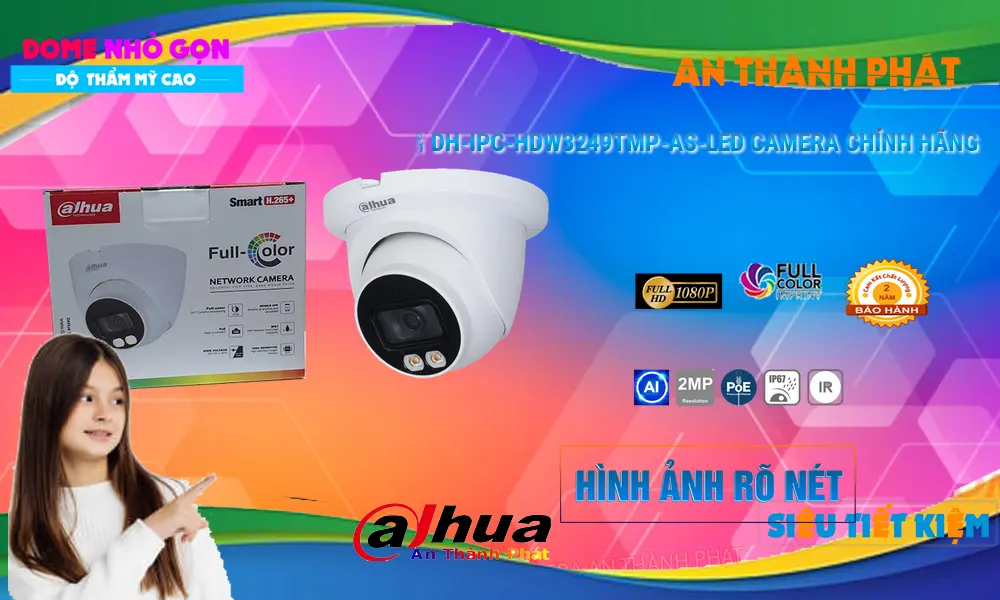 DH-IPC-HDW3249TMP-AS-LED Camera An Ninh Dahua DH-IPC-HDW3249TMP-AS-LED Camera An Ninh Dahua
