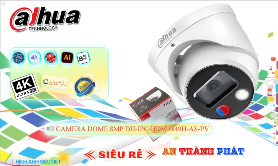 DH-IPC-HDW3849H-AS-PV Camera An Ninh Giá rẻ DH-IPC-HDW3849H-AS-PV Camera An Ninh Giá rẻ