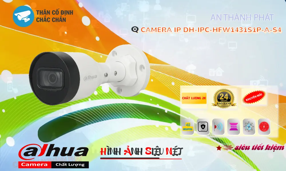 Camera An Ninh Dahua DH-IPC-HFW1431S1P-A-S4 Hình Ảnh Đẹp Camera An Ninh Dahua DH-IPC-HFW1431S1P-A-S4 Hình Ảnh Đẹp