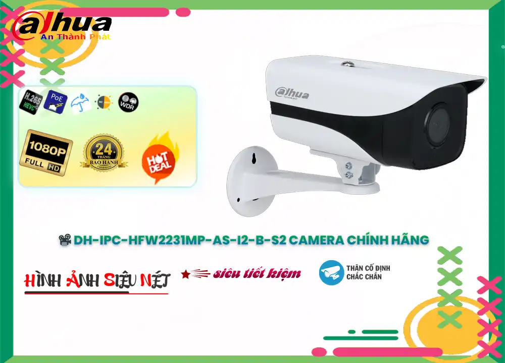 Camera Quan sát Dahua DH-IPC-HFW2231MP-AS-I2-B-S2,Giá DH-IPC-HFW2231MP-AS-I2-B-S2,DH-IPC-HFW2231MP-AS-I2-B-S2 Giá chiết khấu,Bán rẻ ,phân phối  Camera Giám Sát ,Nơi Lắp DH-IPC-HFW2231MP-AS-I2-B-S2 Ip POE sắc nét ,DH-IPC-HFW2231MP-AS-I2-B-S2 Giá rẻ nhất,Giá Bán DH-IPC-HFW2231MP-AS-I2-B-S2,DH-IPC-HFW2231MP-AS-I2-B-S2 giá hấp dẫn,DH-IPC-HFW2231MP-AS-I2-B-S2 bán rẻ
