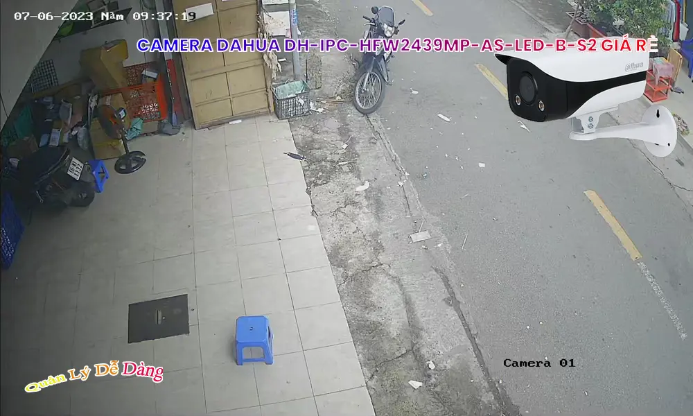 DH-IPC-HFW2439MP-AS-LED-B-S2 Camera An Ninh Thiết kế Đẹp