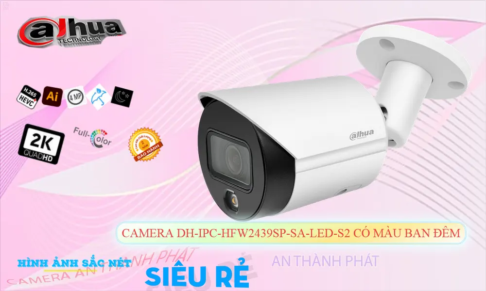 Camera DH-IPC-HFW2439SP-SA-LED-S2 Hình Ảnh Đẹp Camera DH-IPC-HFW2439SP-SA-LED-S2 Hình Ảnh Đẹp