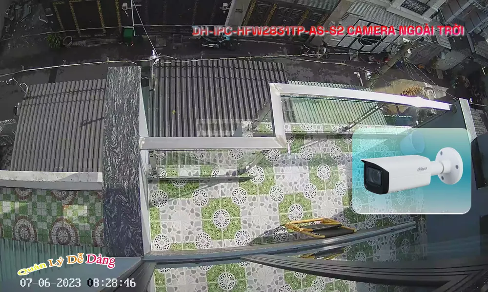 Camera DH-IPC-HFW2831TP-AS-S2 Sắt Nét
