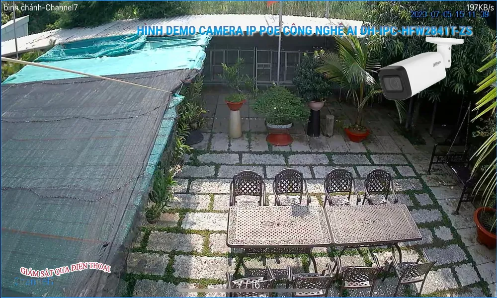 DH-IPC-HFW2841T-ZS Camera IP Ngoài Trời Hình Ảnh 4K