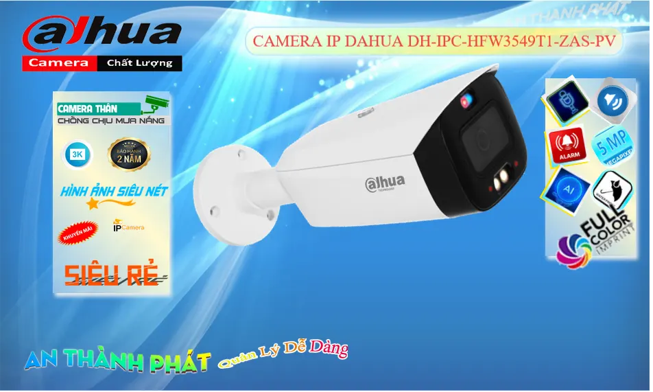 DH-IPC-HFW3549T1-ZAS-PV Camera Giá rẻ Dahua DH-IPC-HFW3549T1-ZAS-PV Camera Giá rẻ Dahua