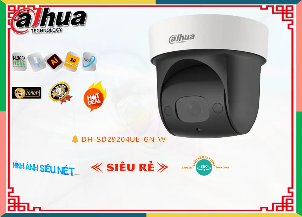 Camera DH-SD29204UE-GN-W Dahua Chất Lượng Camera DH-SD29204UE-GN-W Dahua Chất Lượng