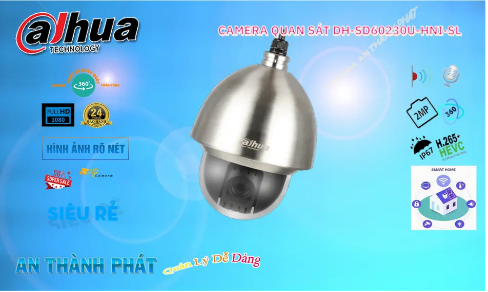 Camera DH-SD60230U-HNI-SL Dahua Giá rẻ Camera DH-SD60230U-HNI-SL Dahua Giá rẻ
