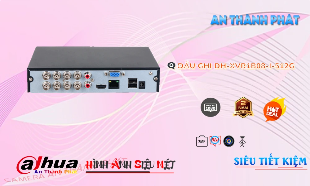 DH-XVR1B08-I-512G Sắt Nét Dahua