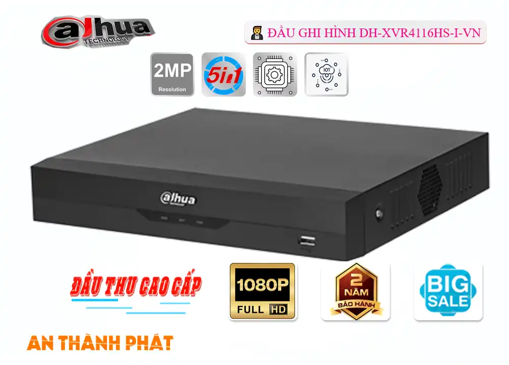 Đầu Thu KTS Dahua DH-XVR4116HS-I-VN Tiết Kiệm Đầu Thu KTS Dahua DH-XVR4116HS-I-VN Tiết Kiệm