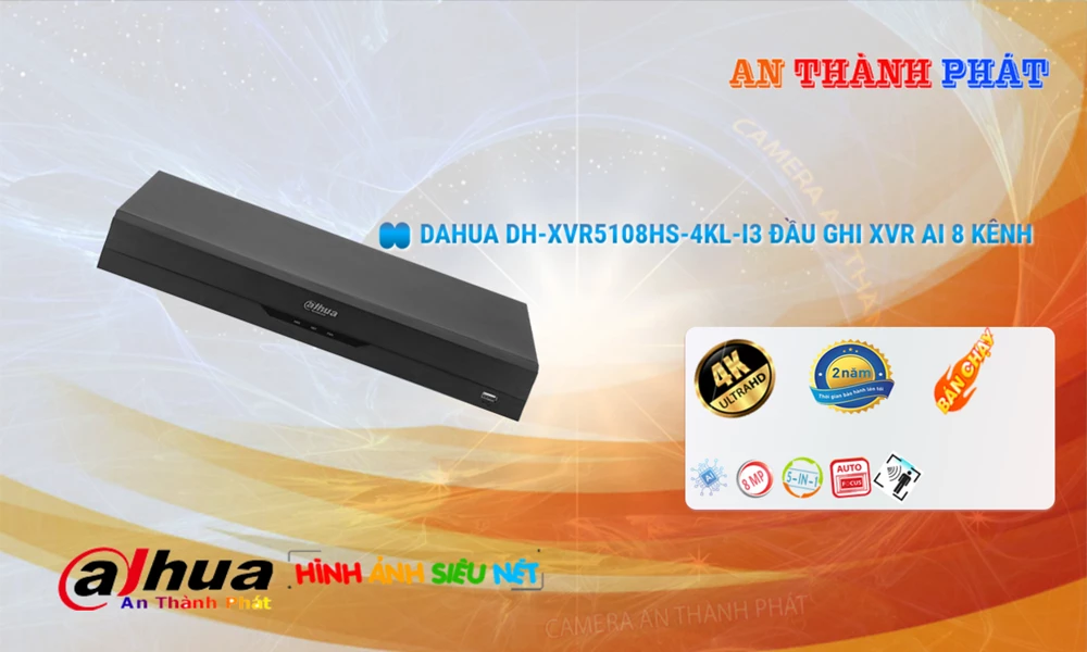 Đầu Thu KTS Dahua DH-XVR5108HS-4KL-I3 Giá rẻ Đầu Thu KTS Dahua DH-XVR5108HS-4KL-I3 Giá rẻ