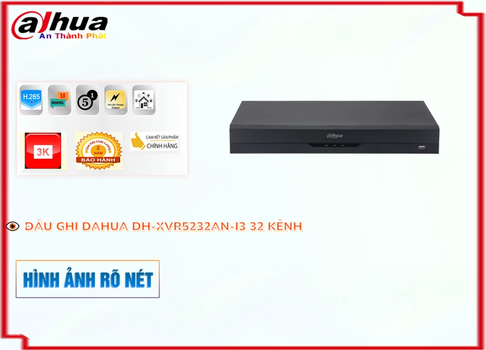Dahua DH-XVR5232AN-I3 Chất Lượng Dahua DH-XVR5232AN-I3 Chất Lượng