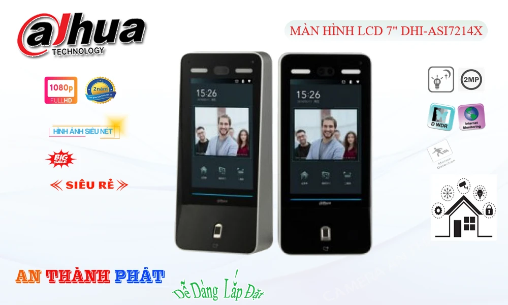 DHI-ASI8214Y-V3  bộ khóa cửa thông minh  Hãng Ruijie