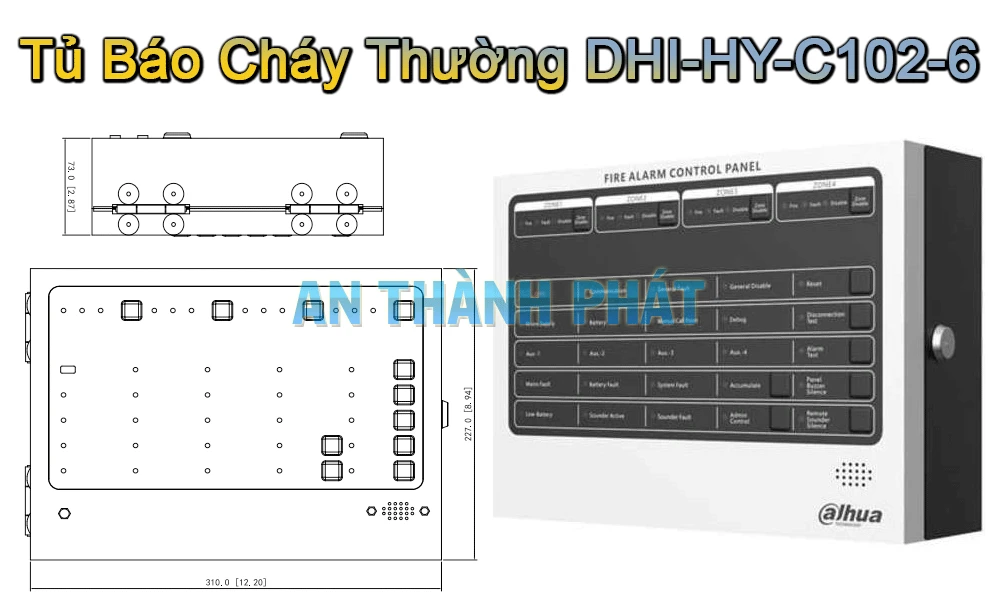 DHI-HY-C102-6 Thiết bị an ninh Dahua DHI-HY-C102-6 Thiết bị an ninh Dahua