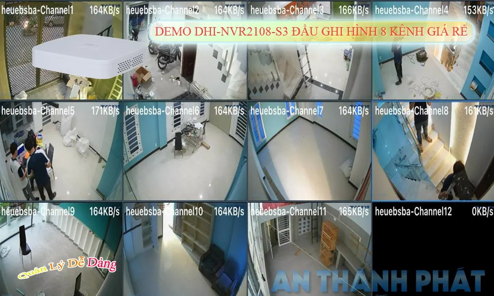 Đầu Ghi DHI-NVR2108-S3 Sắt Nét Đầu Ghi DHI-NVR2108-S3 Sắt Nét