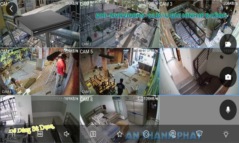 Đầu Ghi Camera Dahua DHI-NVR2108HS-S3 Chất Lượng Đầu Ghi Camera Dahua DHI-NVR2108HS-S3 Chất Lượng