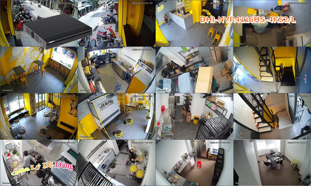 Đầu Ghi DHI-NVR4116HS-4KS2/L-VN Thiết kế Đẹp