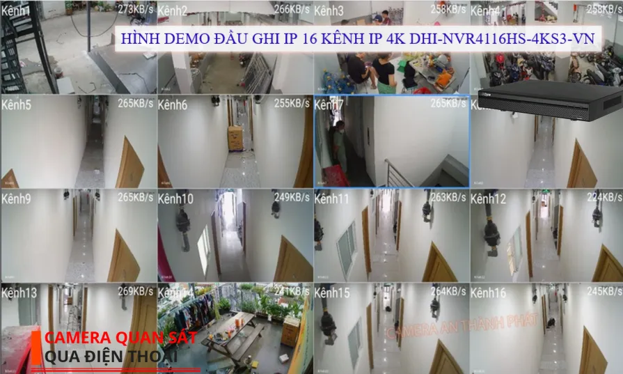 Thiết Bị Ghi Hình 16 Kênh DHI-NVR4116HS-4KS3-VN