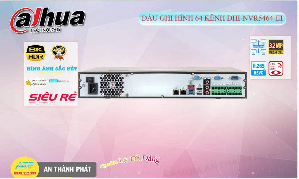 DHI-NVR5464-EI Đầu Ghi Hình Giá rẻ DHI-NVR5464-EI Đầu Ghi Hình Giá rẻ