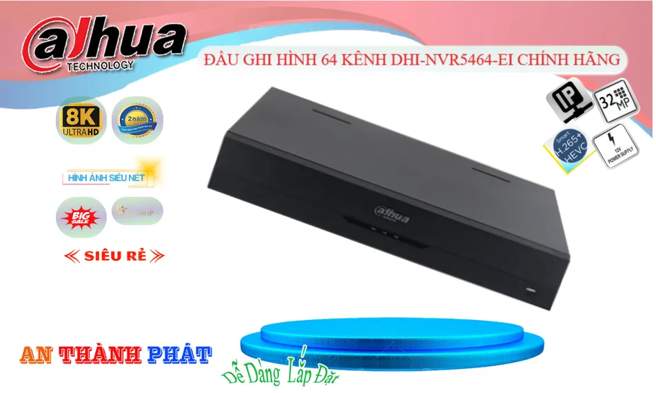 DHI-NVR5464-EI Đầu Ghi Hình Giá rẻ DHI-NVR5464-EI Đầu Ghi Hình Giá rẻ