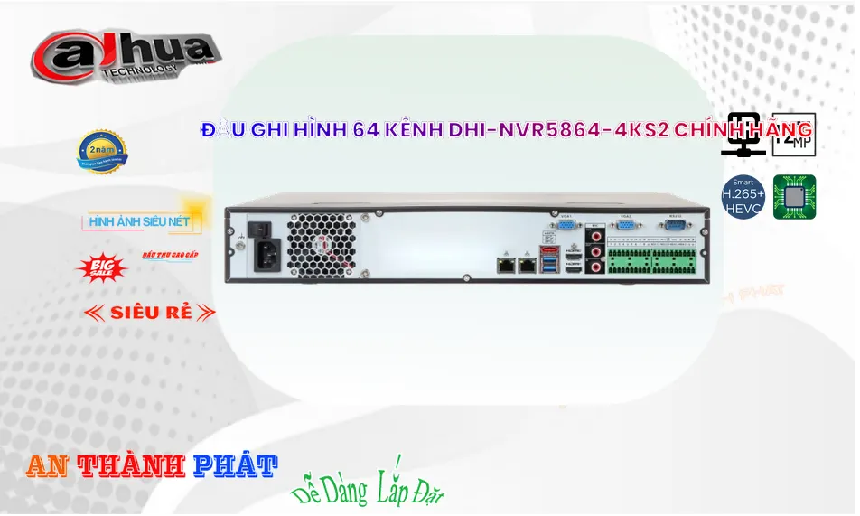 Đầu Thu  Dahua DHI-NVR5864-4KS2