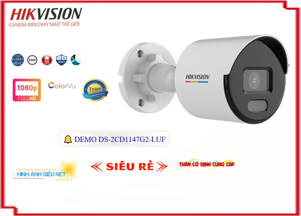 Camera DS-2CD1027G0-LU Hikvision Camera DS-2CD1027G0-LU Hikvision