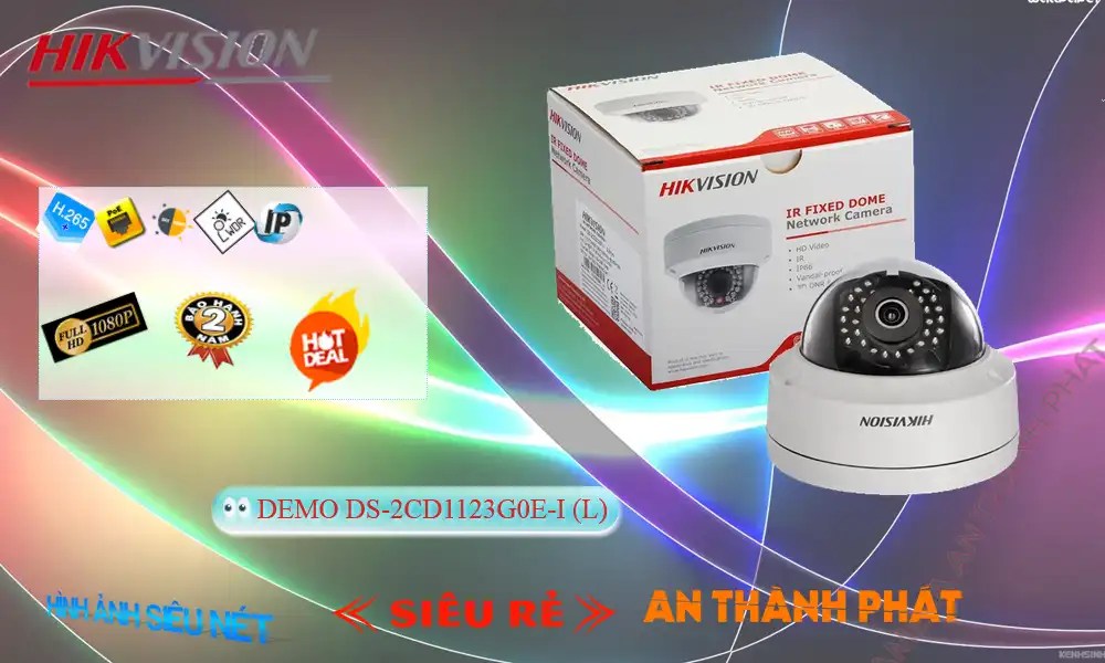 ✨ Hikvision DS-2CD1123G0E-I(L) Công Nghệ Mới