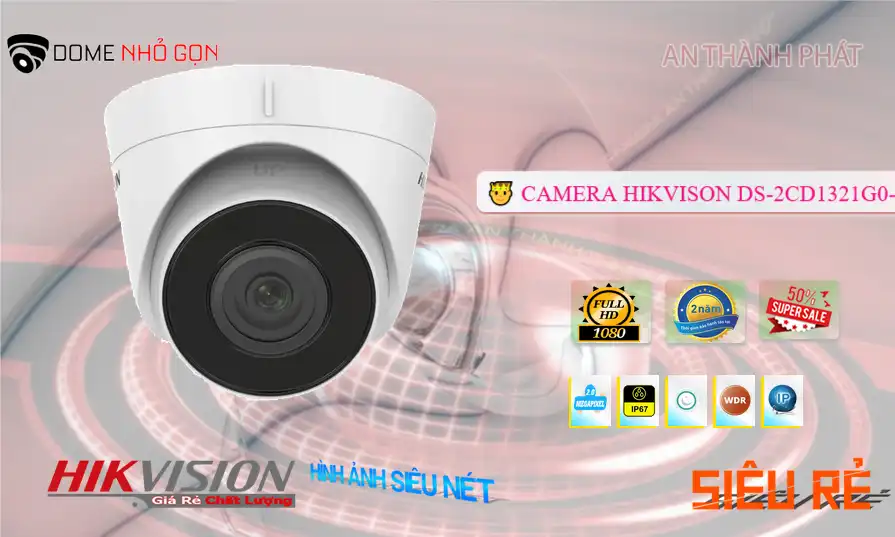 DS-2CD1321G0-I Hikvision Tiết Kiệm ✔ DS-2CD1321G0-I Hikvision Tiết Kiệm ✔