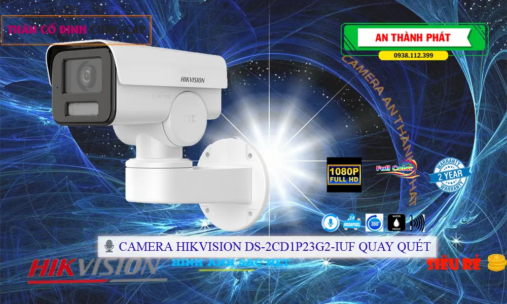 DS-2CD1P23G2-IUF Camera An Ninh Giá rẻ