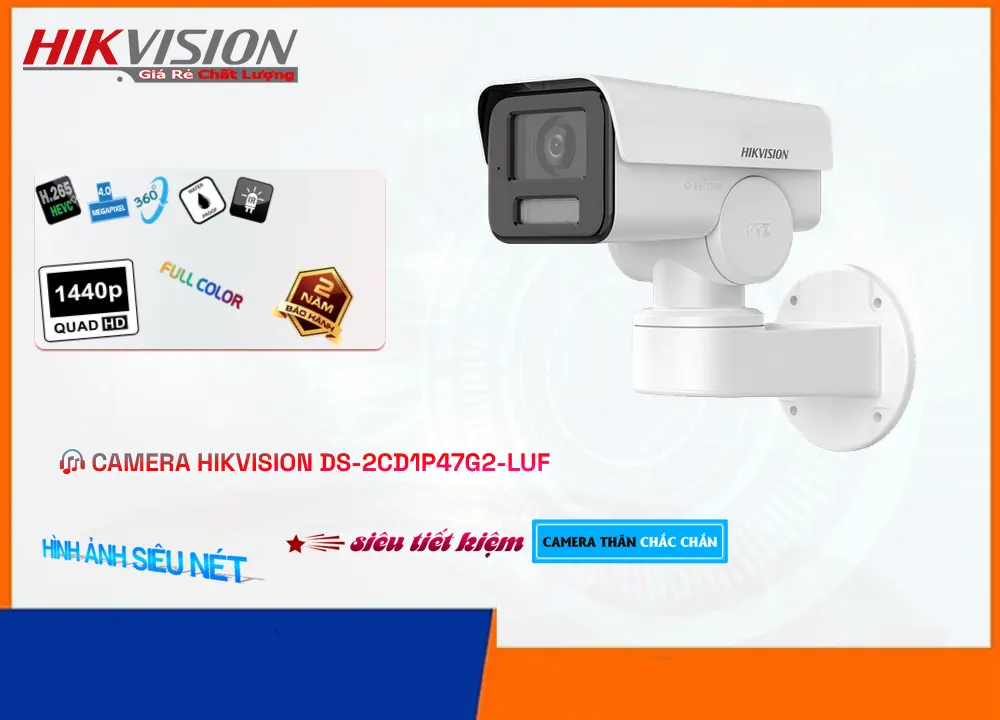DS-2CD1P47G2-LUF Sắt Nét Hikvision DS-2CD1P47G2-LUF Sắt Nét Hikvision