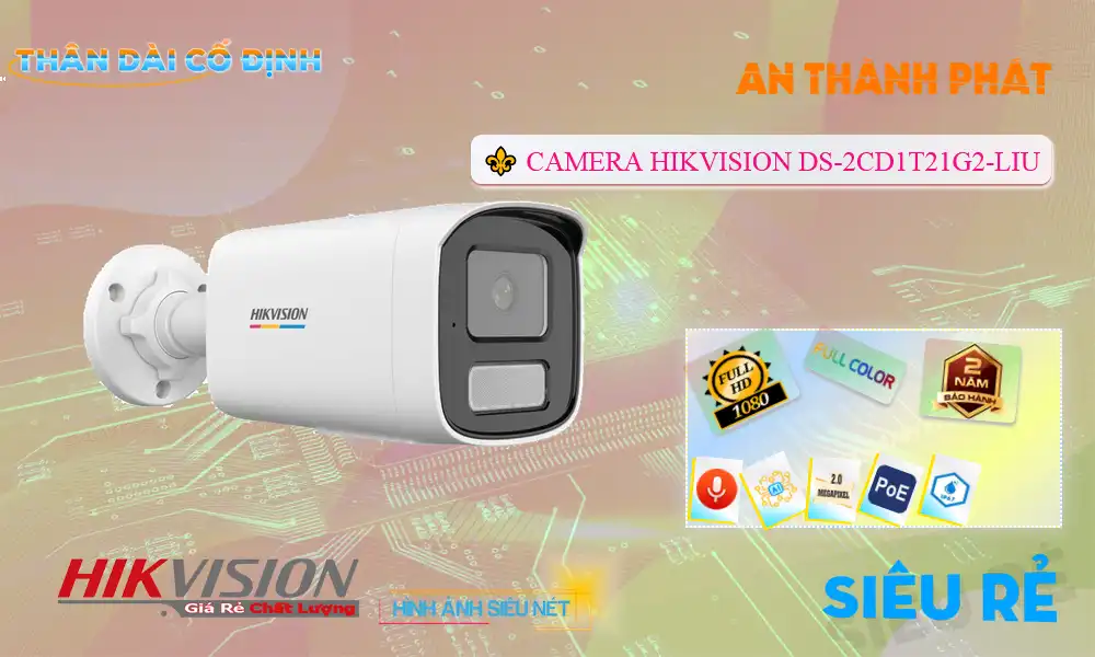 Camera Hikvision DS-2CD1T21G2-LIU Camera Hikvision DS-2CD1T21G2-LIU