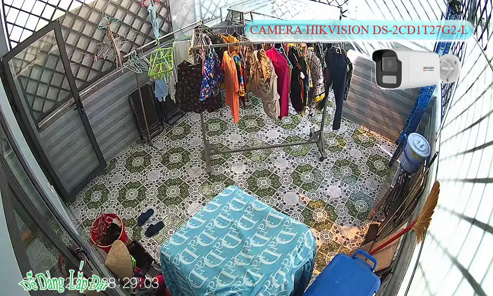 DS-2CD1T27G2-L Camera  Hikvision Hình Ảnh Đẹp