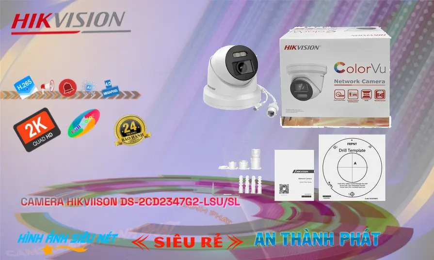 Camera DS-2CD2347G2-LSU/SL  Hikvision