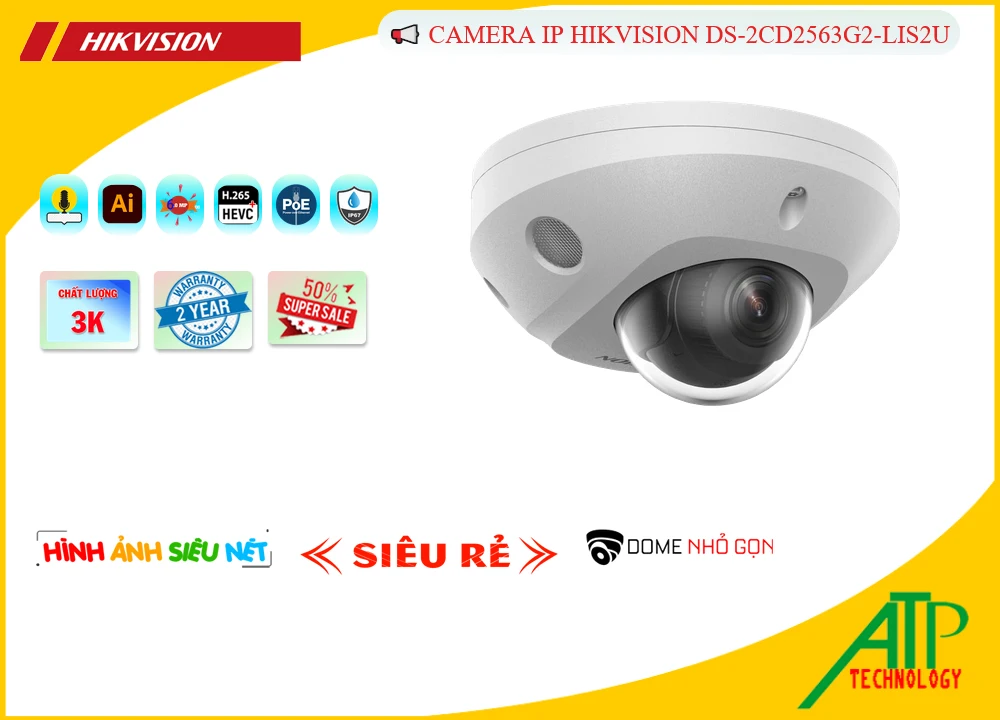 DS-2CD2563G2-LIS2U Camera sắc nét DS-2CD2563G2-LIS2U Camera sắc nét